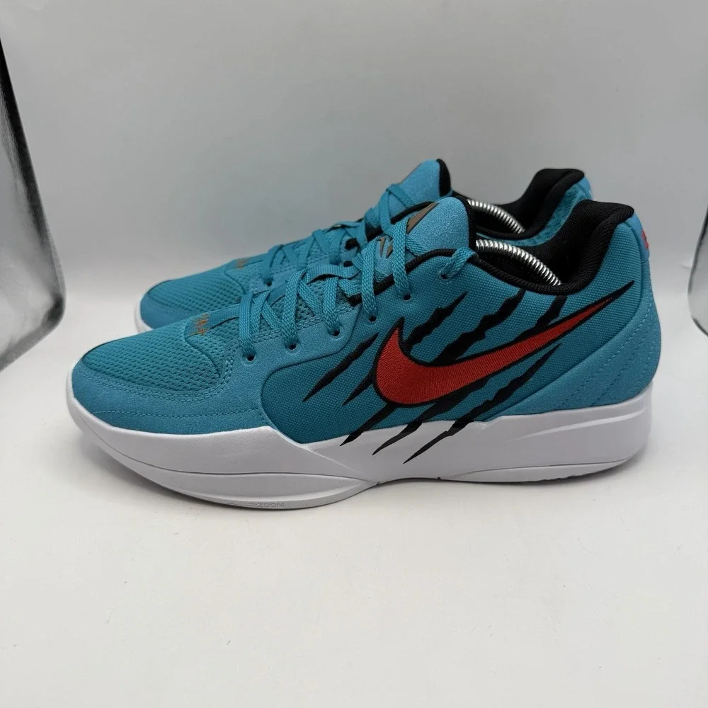 Nike JA 2‎ Morant Basketball Scratch Men's Sz 10.5 HQ1759-400 EF Sneakers Shoes